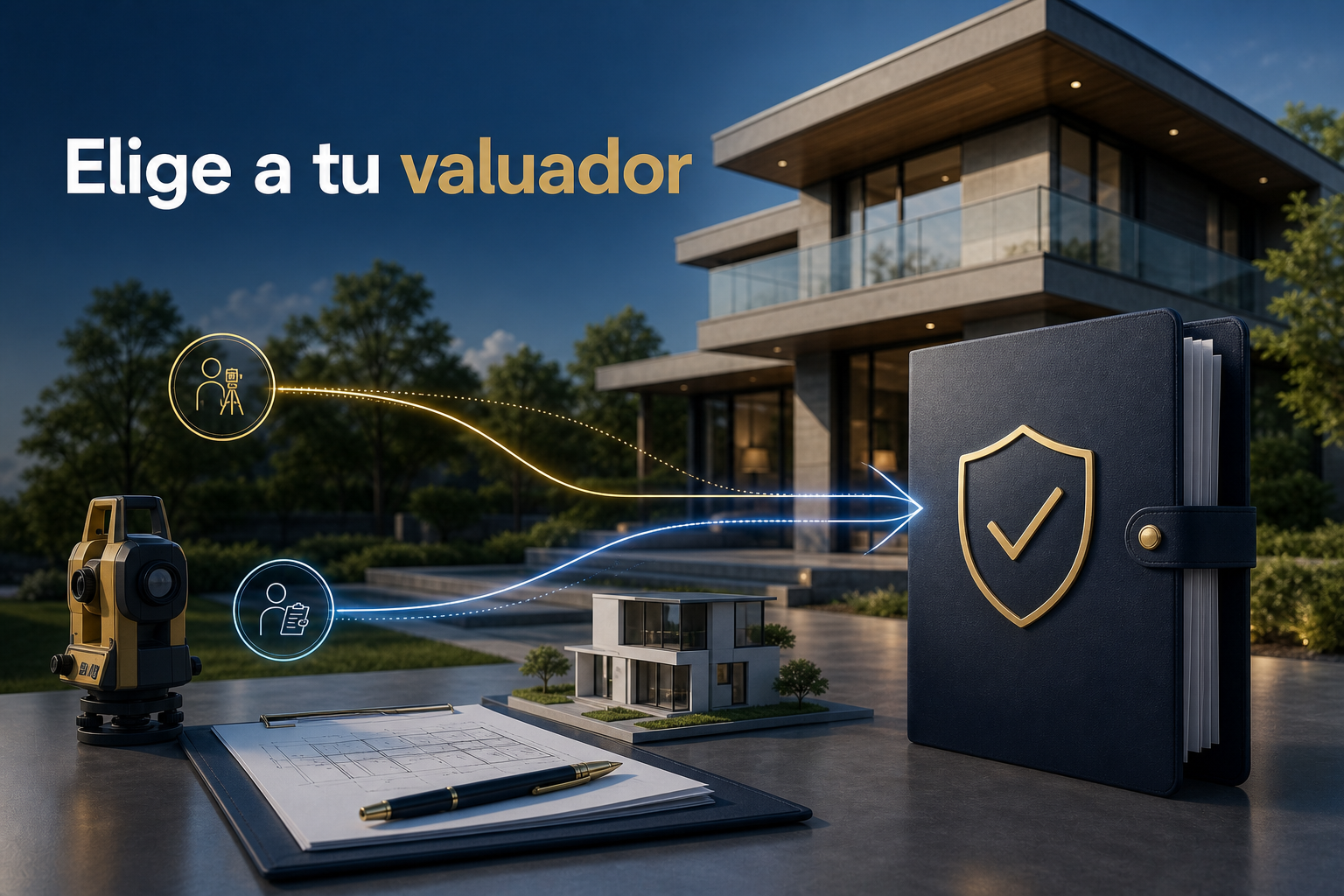 Infografía Academia ASINMEX sobre el valuador profesional autorizado por la Sociedad Hipotecaria Federal y su papel en el crédito hipotecario.